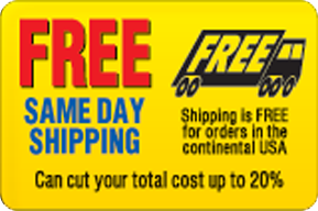 Free Same Day Shipping